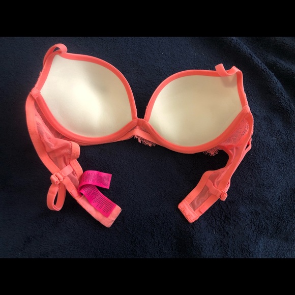 Coral Bra with crystals - Picture 2 of 6